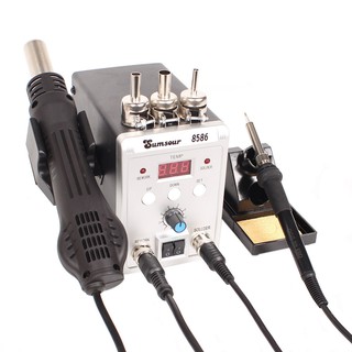 Bộ trạm hàn 8586 2 trong 1 760w Smd