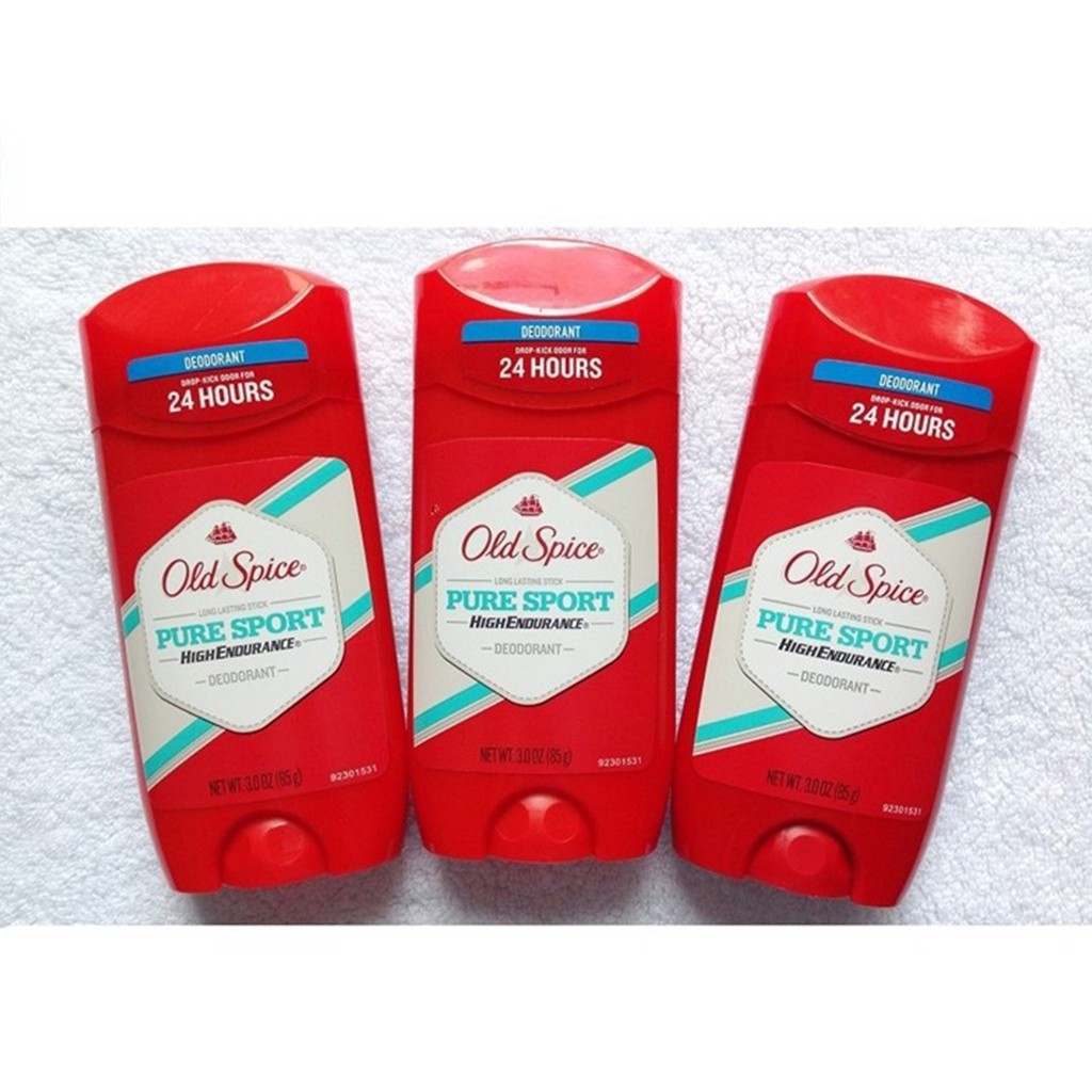 Sáp Khử Mùi Nam Old Spice Pure Sport Highendurance 85gr [CÓ CHE TÊN SP]
