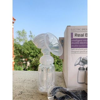 Máy hút sữa điện đôi Real Bubee [ Có chế độ massa kích sữa, Hút êm ái như em bé bú [SHOPEE TRỢ GIÁ KHỦNG]