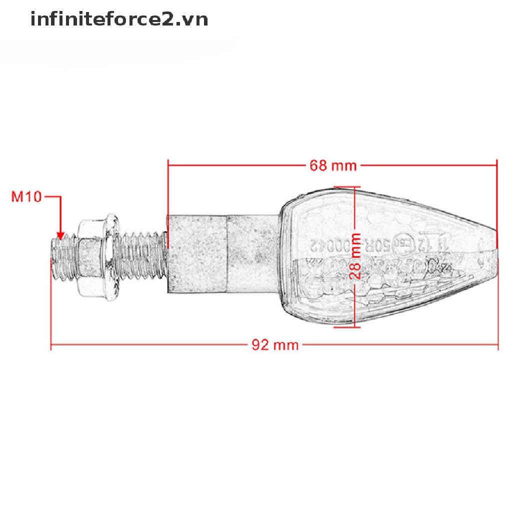 Đèn xi nhan bóng LED 1 14 12v chất lượng cao