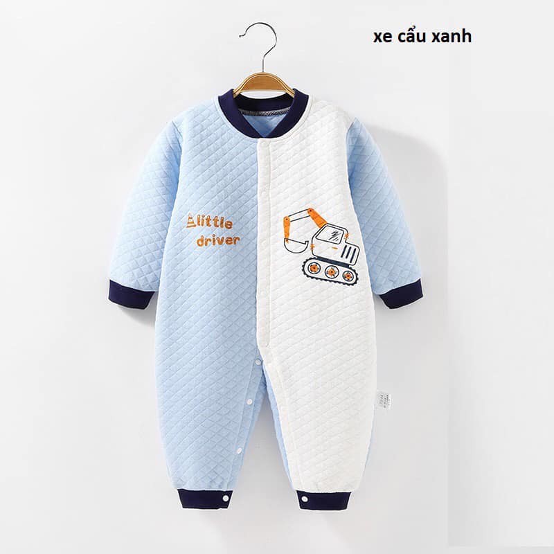 Body liền thân trần bông họa tiết ngộ nghĩnh cho bé