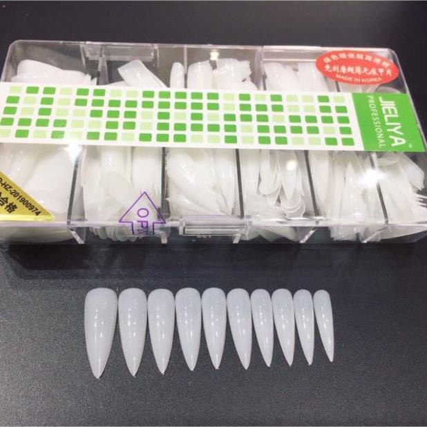 MÓNG ÚP MÀU GẠO VUÔNG, THANG, BẦU, NHỌN - Tách lẻ 50 móng đủ size