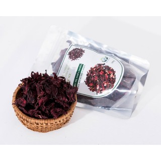 Trà hoa dâm bụt (hibicus/atiso đỏ) Mộc Sắc gói 500g, trà hạ huyết áp của siêu thị thiên nhiên