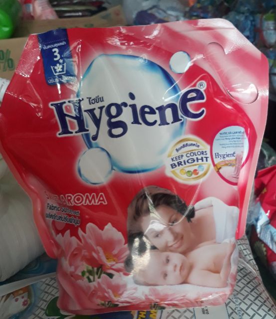 Nước xả vải Hygiene Túi 1,8L mới.