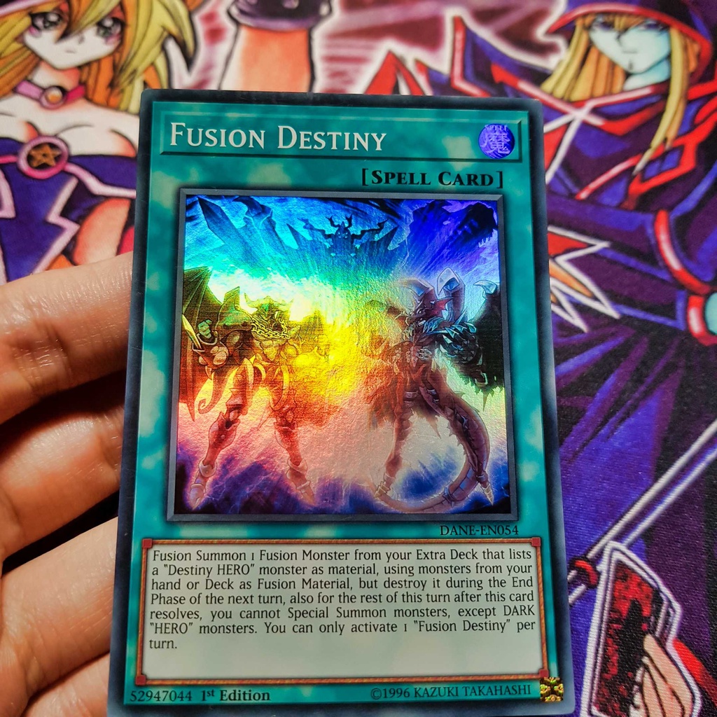 Thẻ bài Yugioh chính hãng | Fusion Destiny | DANE Super rare.