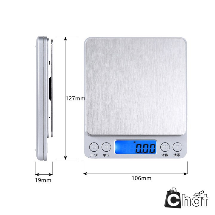 [Mã 154LIFESALE giảm 10% đơn 99K] Cân tiểu ly độ chính xác cao đơn vị tính 0.01g tải trọng tối đa 500gram