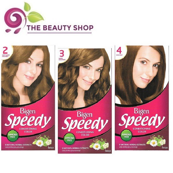 [XẢ KHO] Kem nhuộm tóc thảo dược Bigen Speedy Conditioning Color từ Thái Lan - HSD 06 / 2022