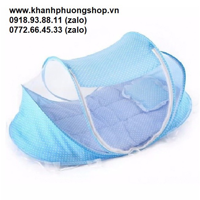 Mùng chụp cho bé - mùng chụp có nệm cho bé