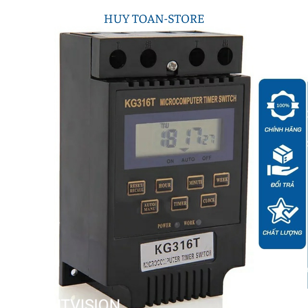Bộ Công Tắc Hẹn Giờ Tắt Mở Thiết Bị Tự Động Smart Sensor KG316