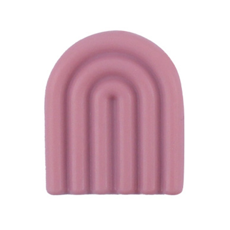 Set 5 Đồ Chơi Xỏ Hạt Silicon Màu Cầu Vồng Hoạt Hình Cho Bé Gặm Mọc Răng