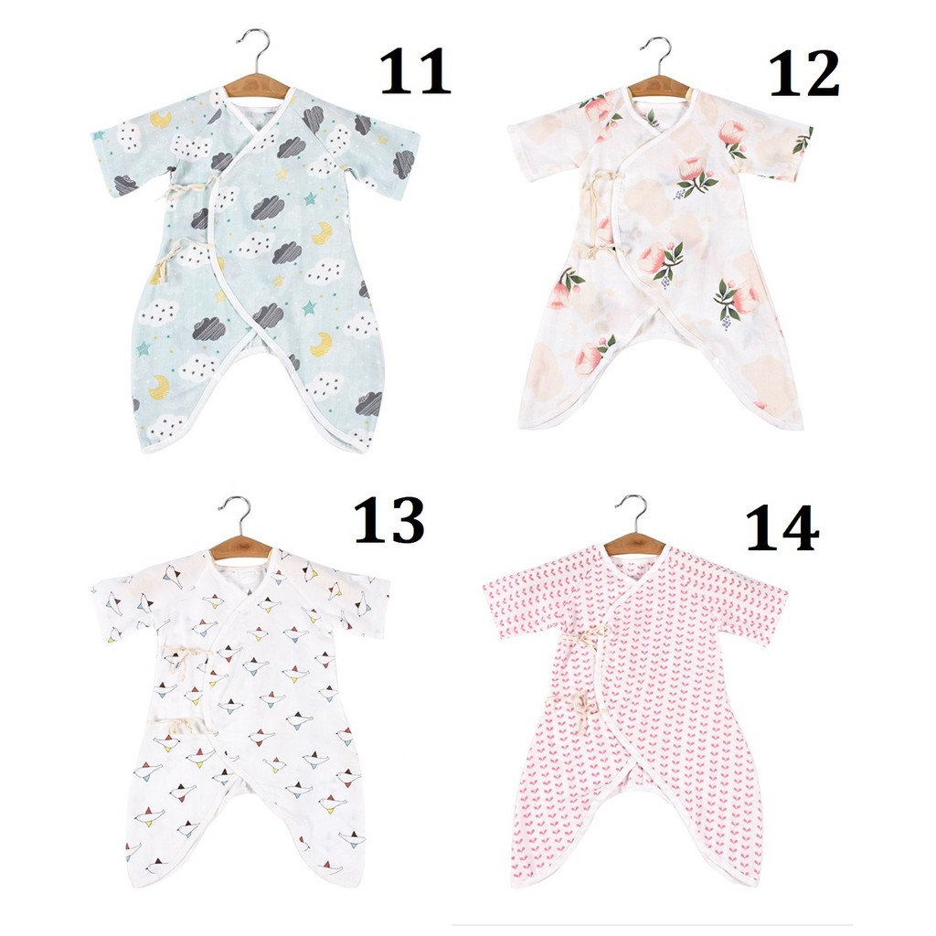 Body Muslin Tree sợi tre cho bé 0-1 tuổi