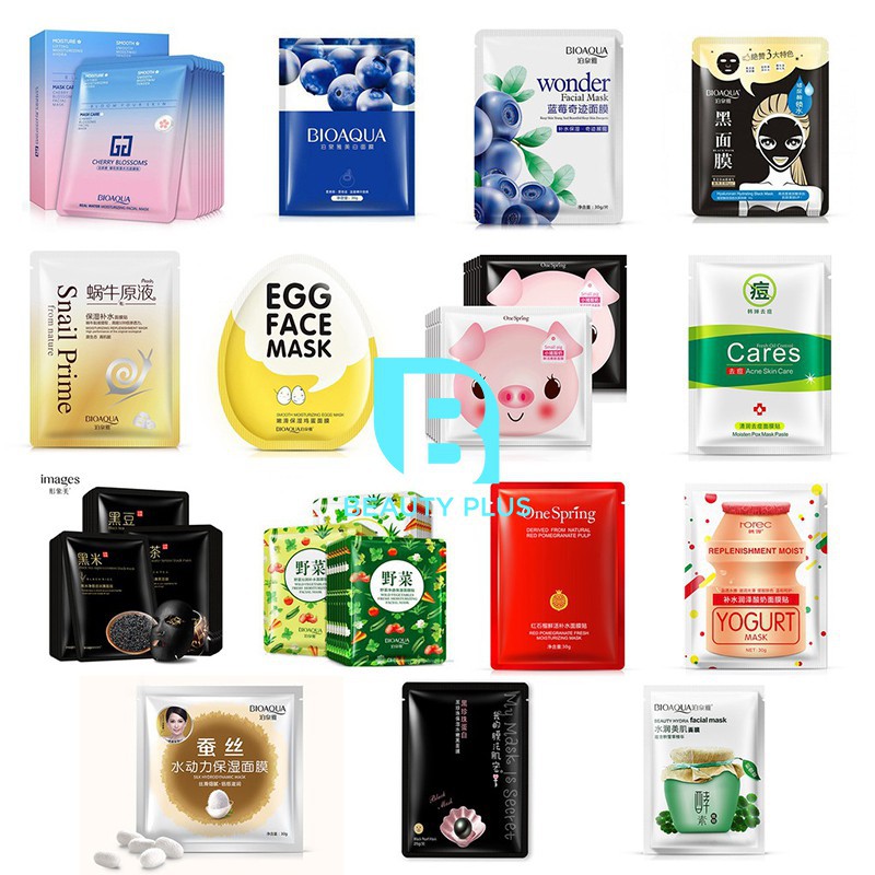 COMBO 10 Mặt Na Giấy Dưỡng Da Nhiều Loại Bioaqua, Images - Mask Nội Địa Trung CAO CẤP | WebRaoVat - webraovat.net.vn