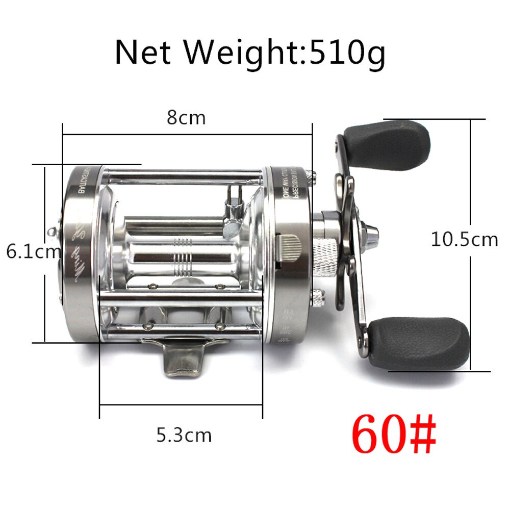 Guồng Quay Cần Câu Cá Chất Lượng Cao 25# 40# 60# Cho Tàu Biển Nước Mặn