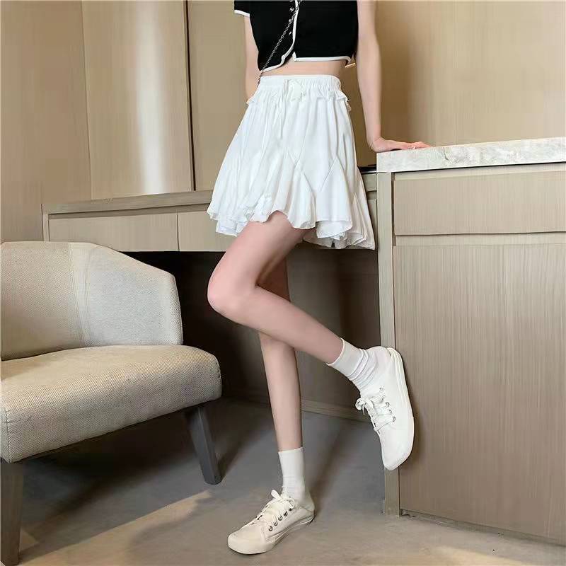 COZOK Chân Váy Lưng Cao Phong Cách Hàn Quốc Xinh Xắn Cho Nữ