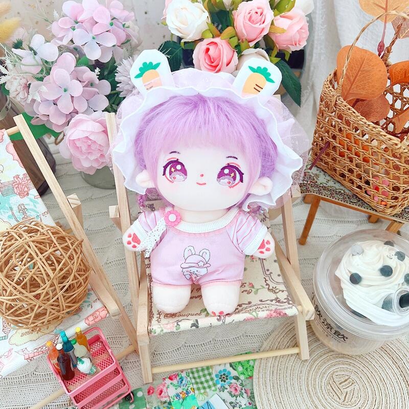 Bộ Áo Liền Quần 20cm Kèm Băng Đô Tai Thỏ / Heo Hoạt Hình Dễ Thương Dành Cho Búp Bê Taeyeon SULLYOON