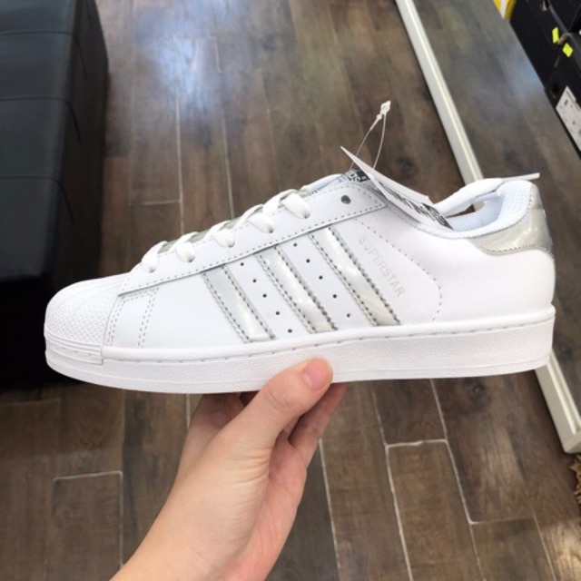 SuperStar màu Bạc hàng về full size dành cho nam và nữ