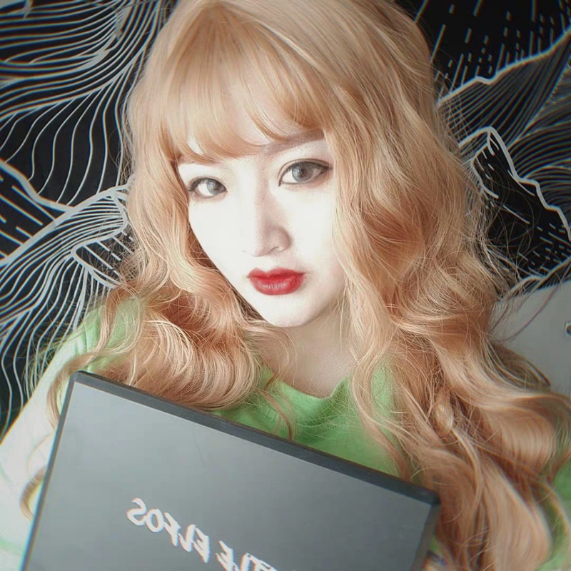 Bộ Tóc Giả Dài Xoăn Phong Cách Lolita Dễ Thương Cho Nữ