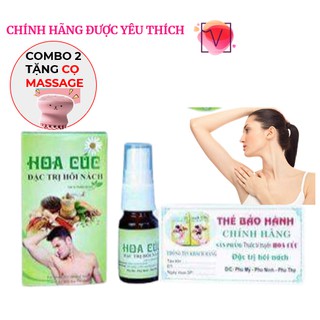 (Chính Hãng) Xịt Triệt Hôi Nách Hoa Cúc - Ngăn Tiết Mồ Hôi - Giảm Thâm (Mẫu Mới)