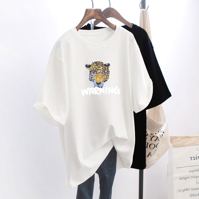 NRVP Áo Thun Nữ Tay Ngắn 100% Cotton Phong Cách Hàn Quốc 2021