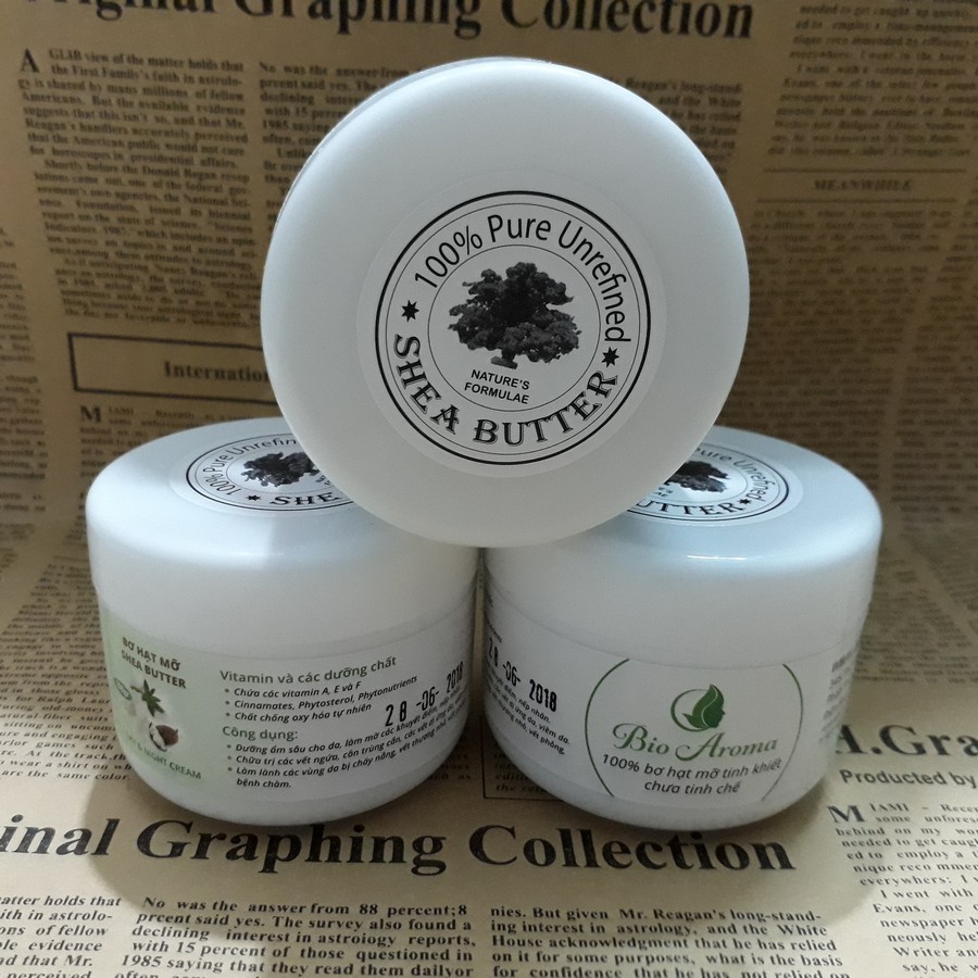 Bơ hạt mỡ thô nguyên chất 100gr - Bio Aroma