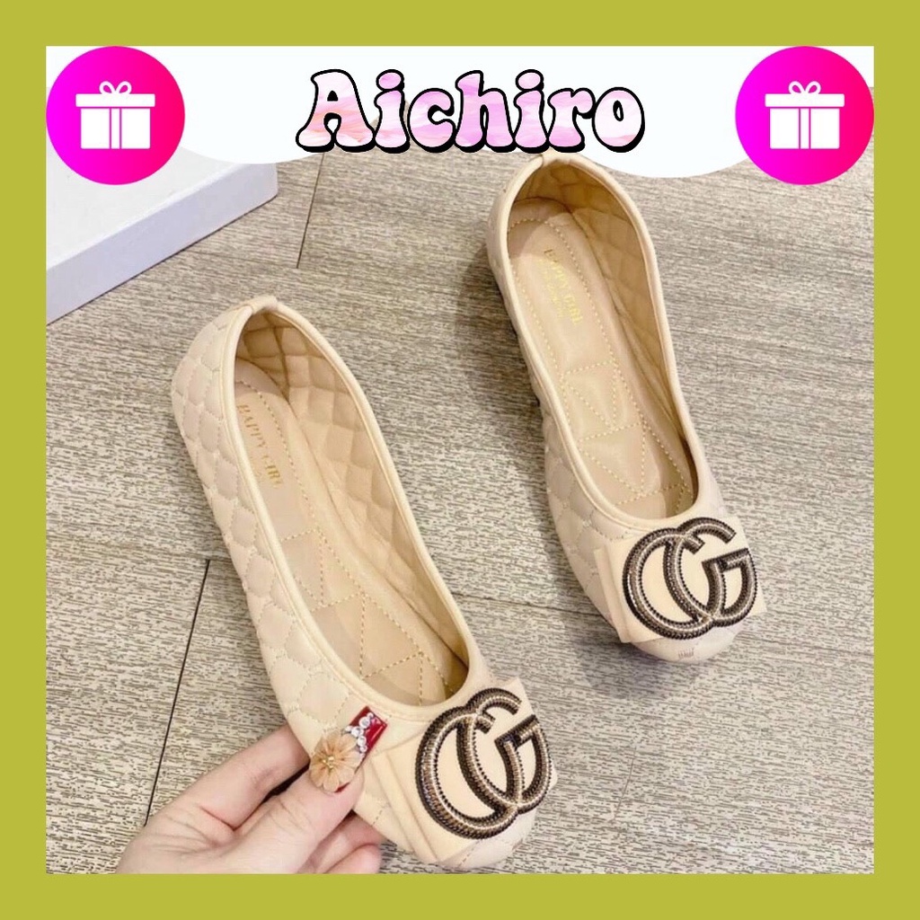 Dép Nữ, Dép Xỏ Ngón Đế Bằng Phong Cách Hàn Quốc Cá Tính,Dép Kẹp Nữ Aichiro G145