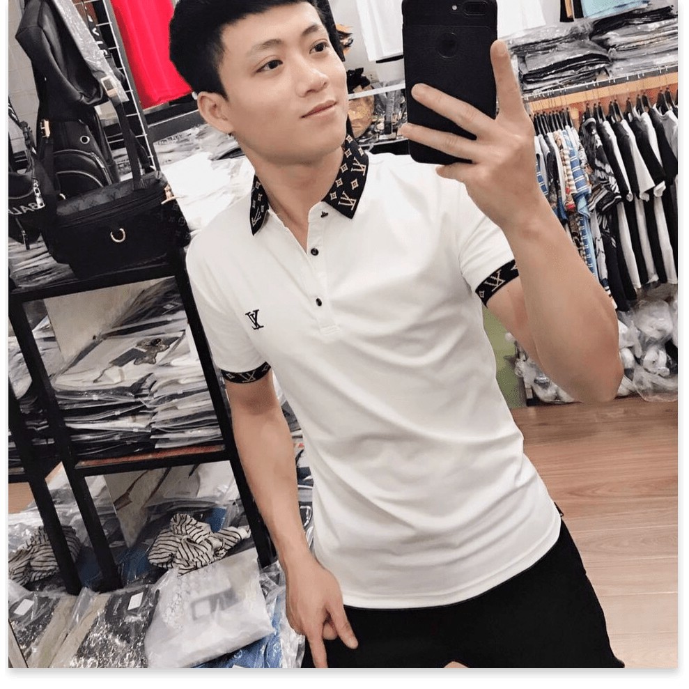 Áo Thun Tay Ngắn Có Cổ Cực Chất, Hàng Đep Giá Rẻ. HP