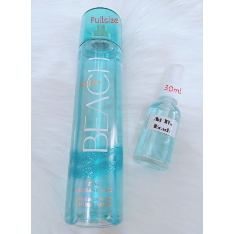 -𝐌𝐨𝐨𝐌𝐨𝐨- Xịt thơm toàn thân Bath &amp; Body Works mùi At the Beach 50ml/100ml - 236ml Full Seal - New