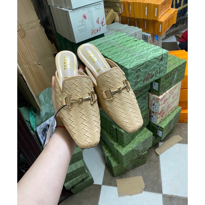 Sục zara giọ đan khoá ngang xuất dư fullbox