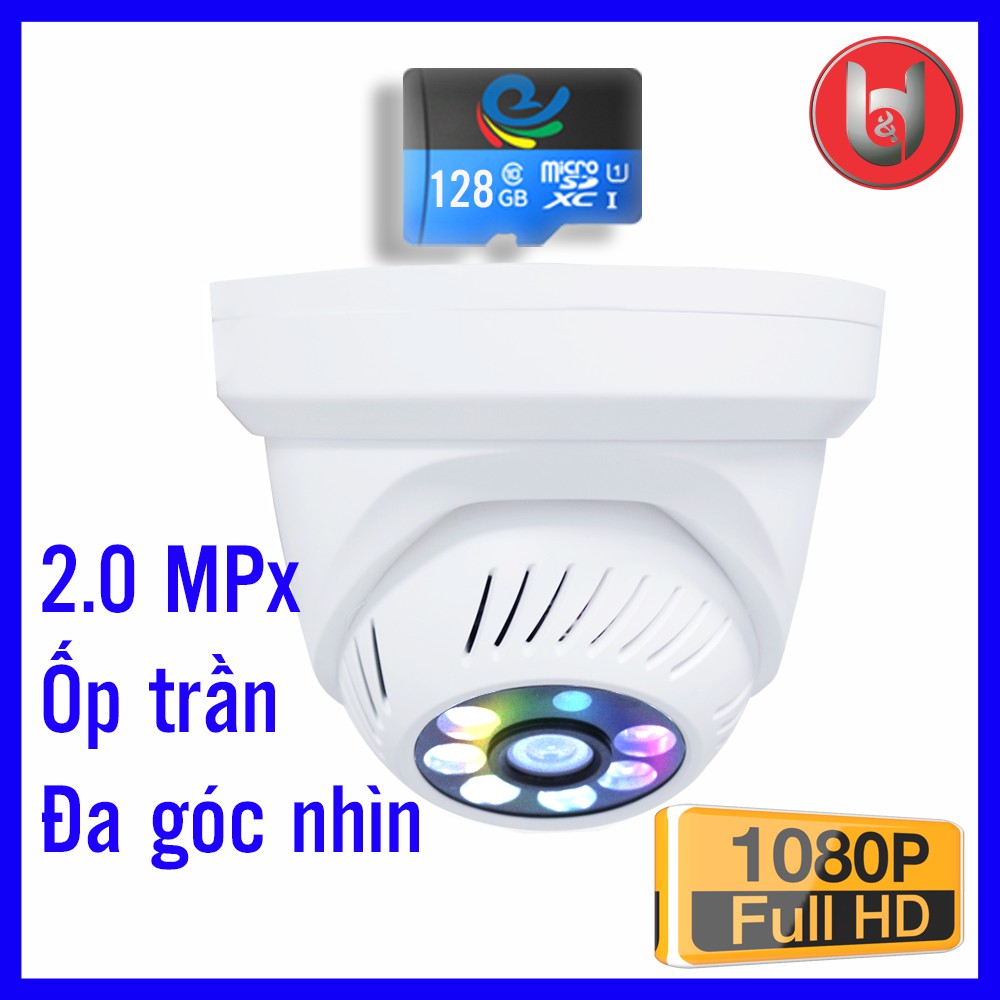 [CAM ỐP TRẦN] Camera wifi Carecam YTBQ200 2.0MPx  CARE CAM Full HD 1080p mới 2020 bảo hành 12 tháng – YTBQ 200