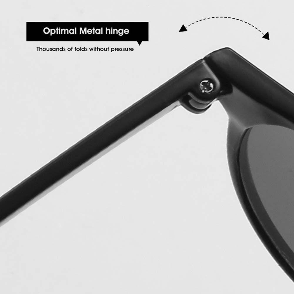 Kính Chống Nắng VANES1 Gọng Tròn In Họa Tiết Da Báo Bằng Kim Loại Phong Cách Punk Hàn Quốc Cho Nam