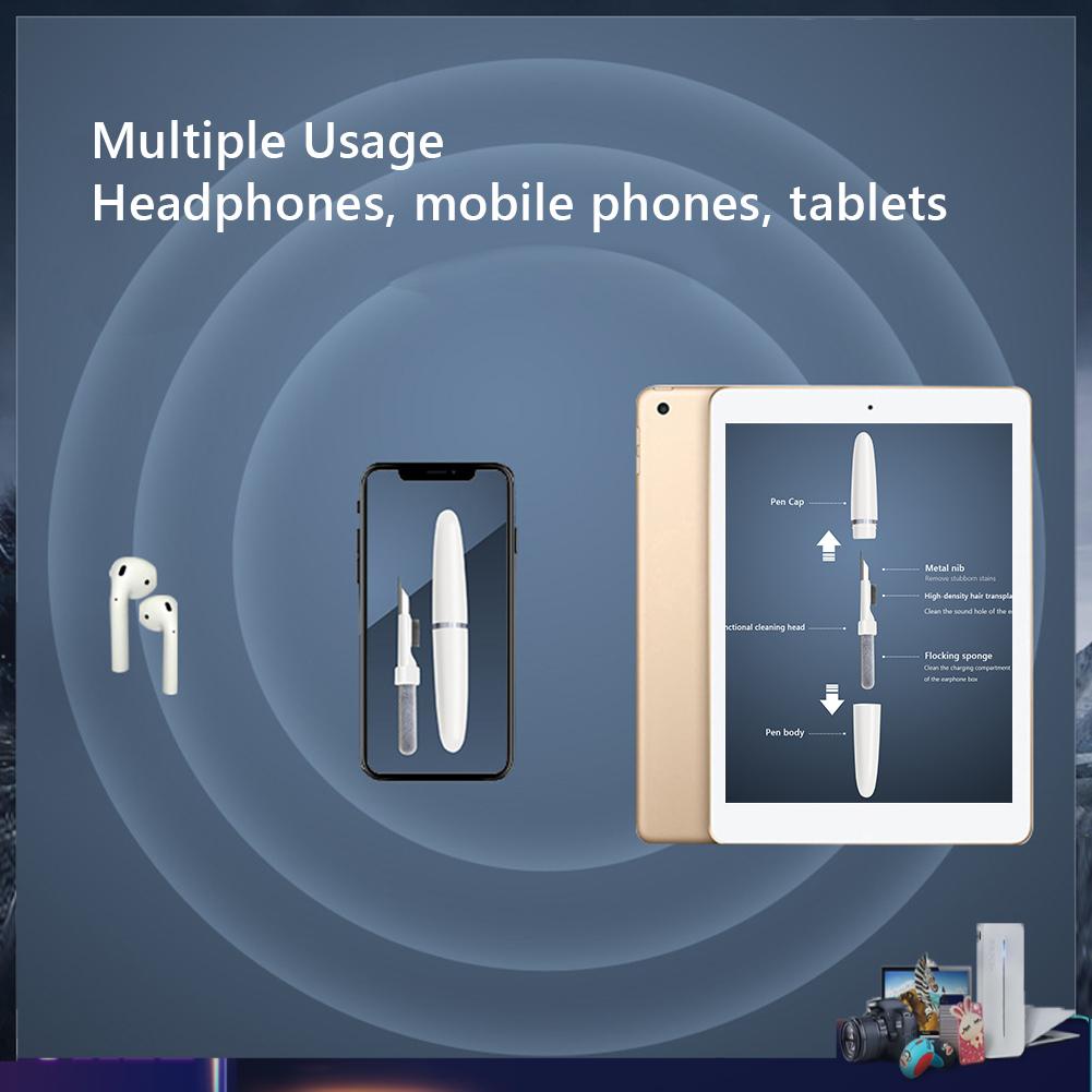 Bút vệ sinh tai nghe không dây thích hợp cho Apple AirPods 3/2/1 Pro