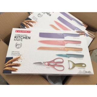 Bộ Dao Kháng Khuẩn Lúa Mạch 6 Món KITCHEN KNIFE