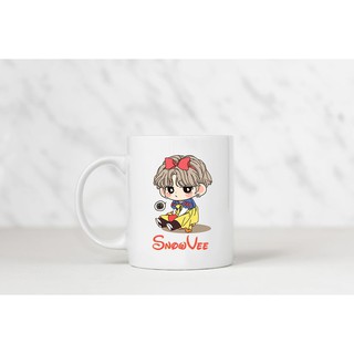 [FREESHIP] Ly cốc sứ BTS Bangtan hình V Kim Taehyung cực cute công chúa Disney SnowVee