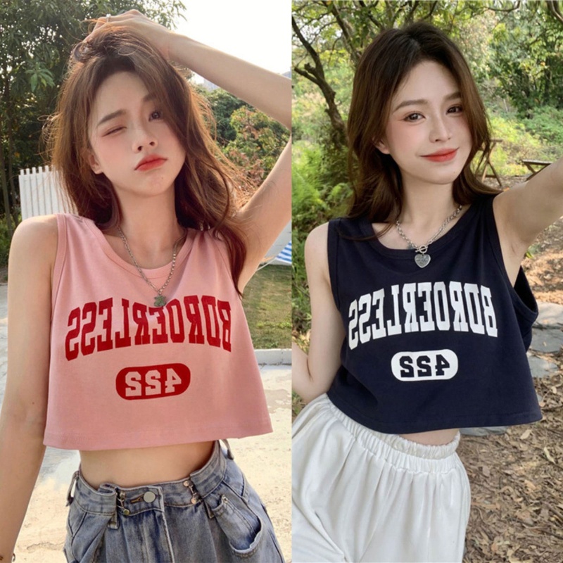 Áo Tank Top Không Tay Dáng Ôm Thời Trang Mùa Hè Cho Nữ