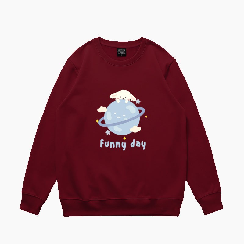 Áo hoodie tay dài thời trang Hàn Quốc xinh xắn trẻ trung cho nữ | BigBuy360 - bigbuy360.vn