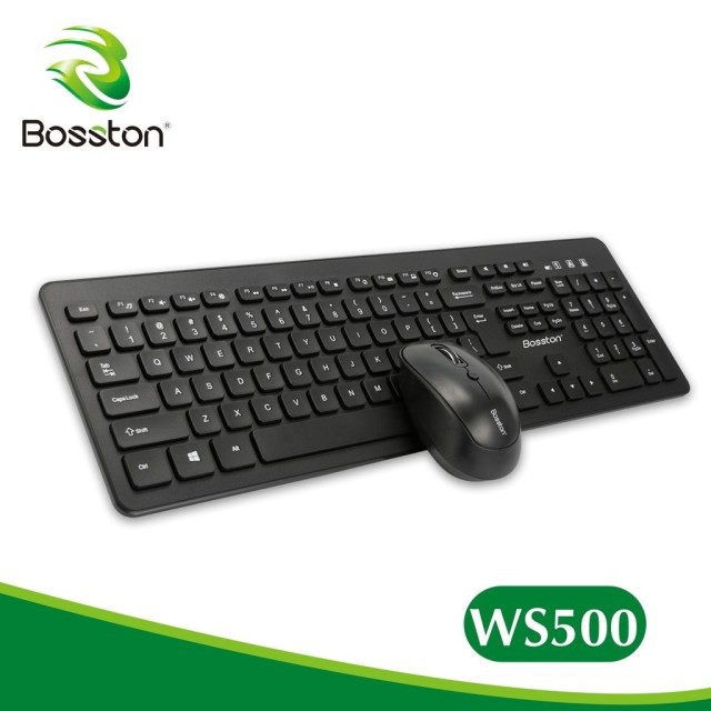 Combo Bàn Phím Và Chuột Không Dây Bosston WS500