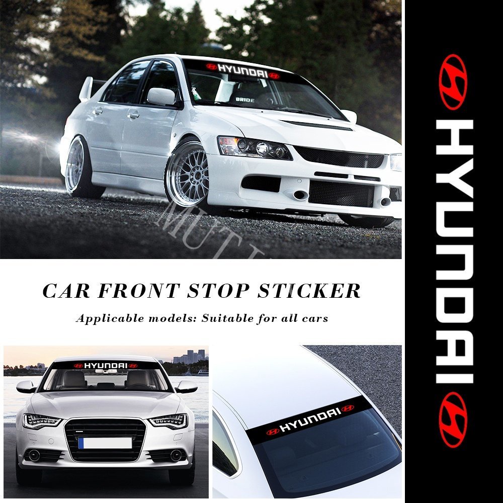 Miếng Dán Kính Chắn Gió Trước Và Sau Bằng PVC Chống Nước Cho Hyundai i20 H1 i10 Accent Getz Atoz Trajet Kona Santa