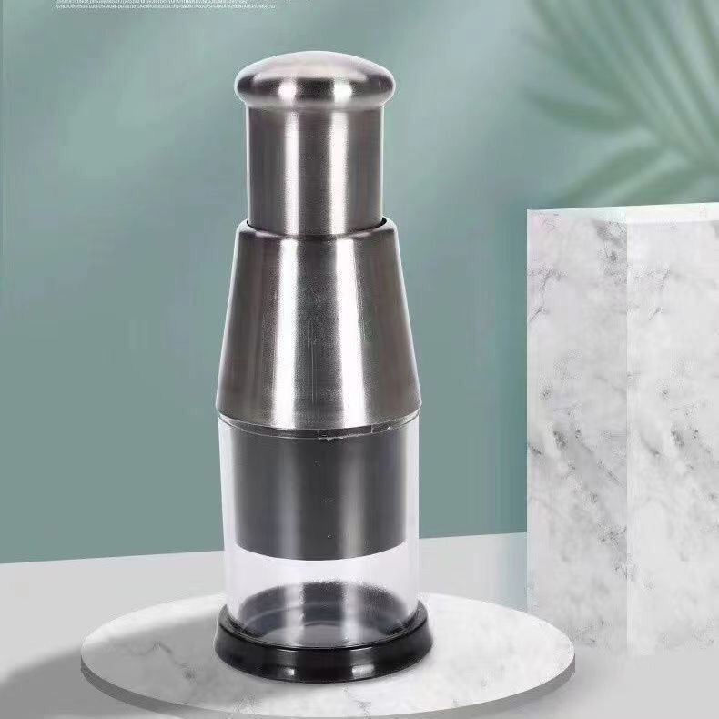 Dụng Cụ Cắt Nghiền Tỏi Rau Củ Bằng Thép Không Gỉ 304 Đa Năng