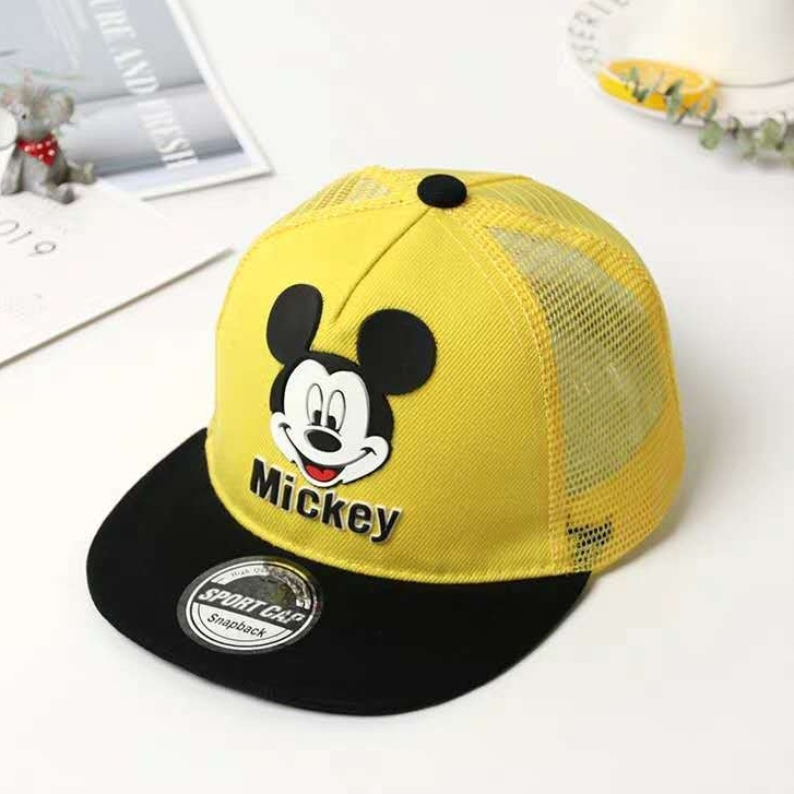 Mũ Nón Lưỡi Trai Trẻ Em Cho Bé Trai Từ 3 Đến 7 Tuổi Họa Tiết Chuột Mickey Thời Trang ( M_Mickey )