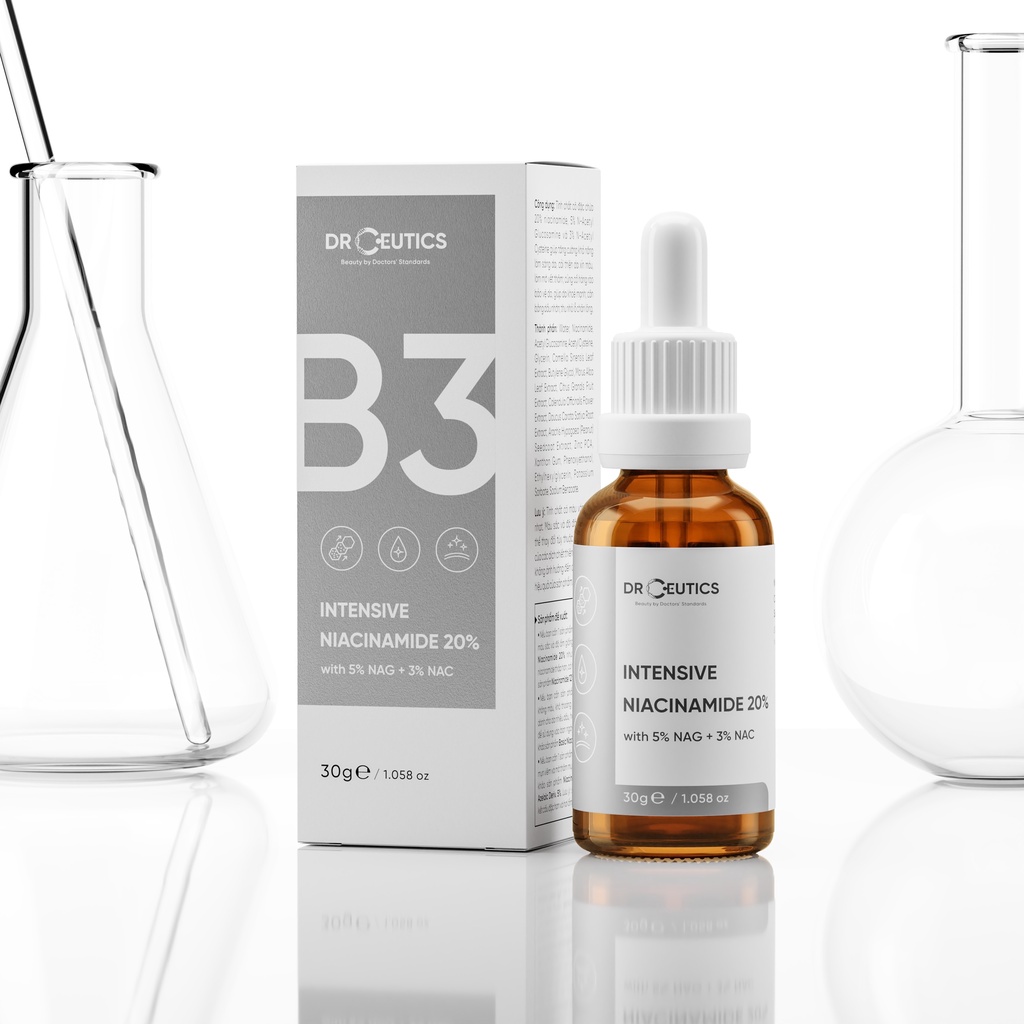 Tinh chất Niacinamide DrCeutics Intensive Niacinamide 20% Mờ Thâm Sáng Da
