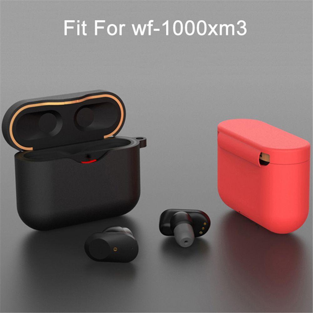 BTLIMER Vỏ Silicone Mềm Bảo Vệ Hộp Sạc Tai Nghe Không Dây Sony WF-1000XM3