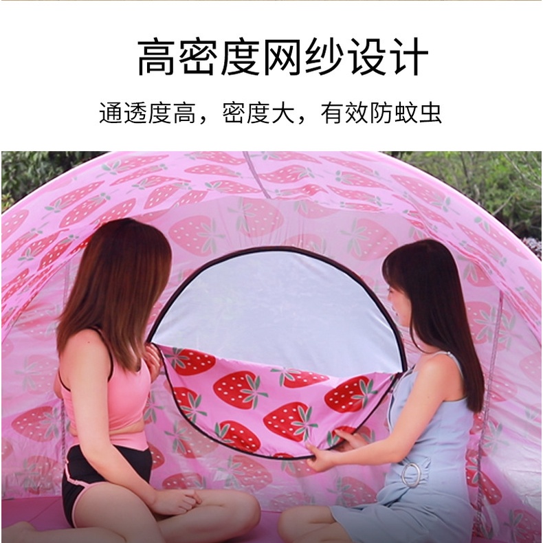 Coupon Lều Tự Động Che Nắng Mở Nhanh Đơn Giản Cho 3-4 Người Khi Đi Biển / Leo Núi