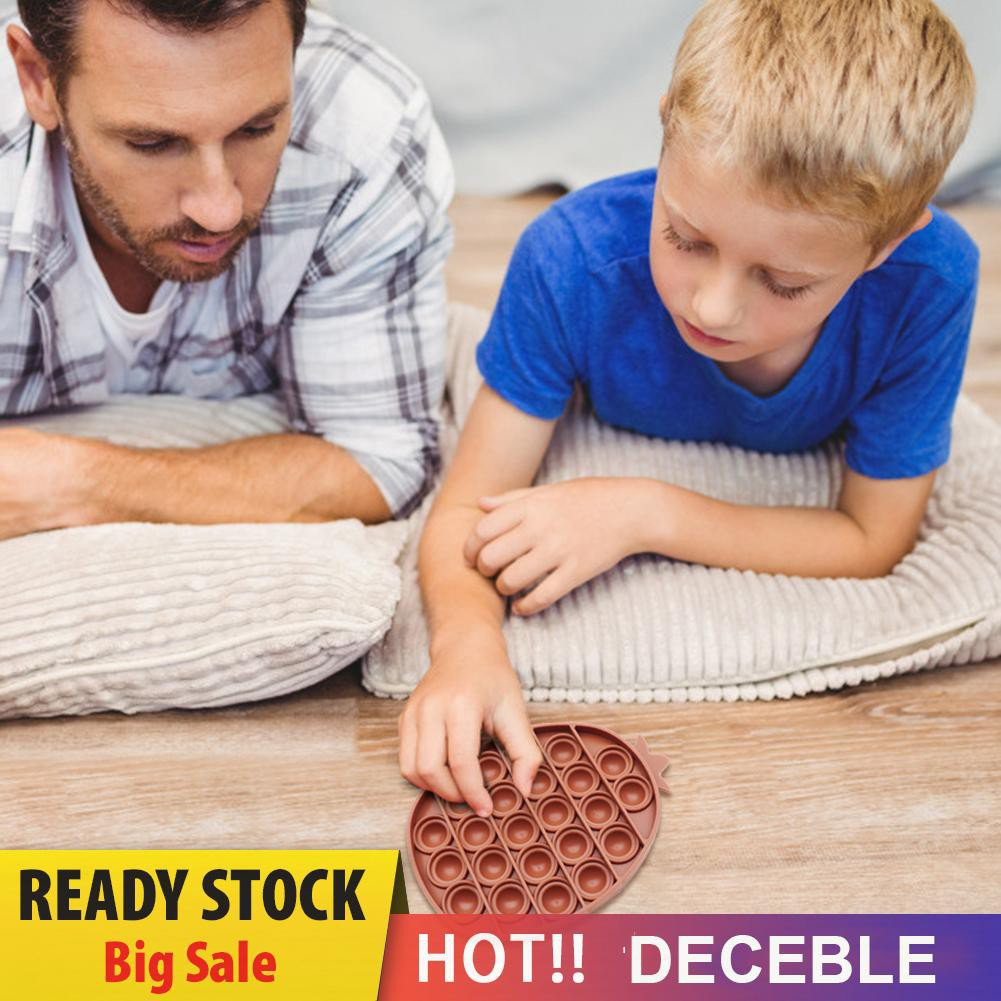 Pop It Fidget Đồ chơi Fruit Shape Push Bubble Sensory Đồ chơis Autism Anti-stress Đồ chơis Puzzle Game