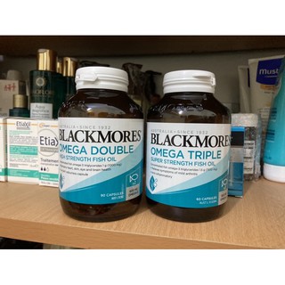 Chăm sóc cơ thể Blackmores Triple và Double Omega 3 lọ 60, 90, 150 viên