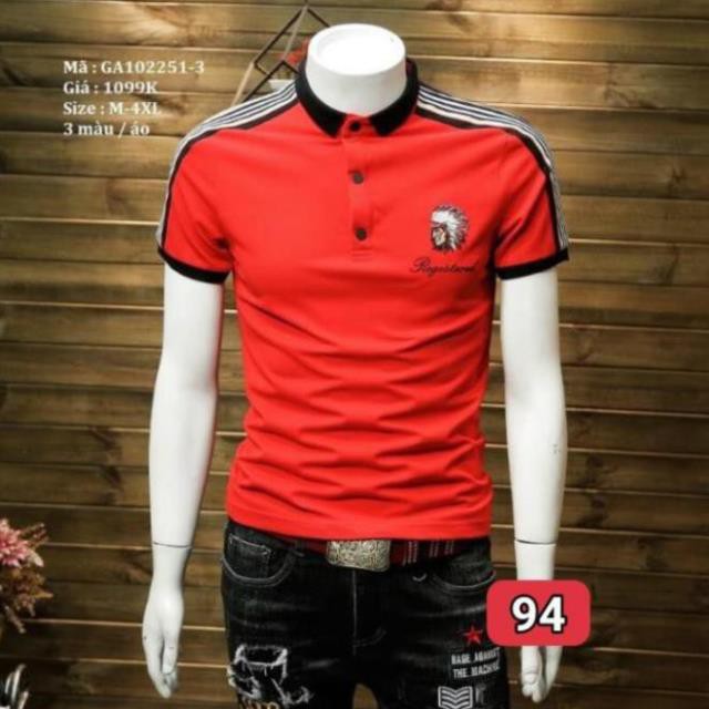 9 mẫu áo thun nam THÊU có cổ cao cấp POLO hàn quốc thời trang nhất 2021 bao đẹp chất lượng y hình 100% !