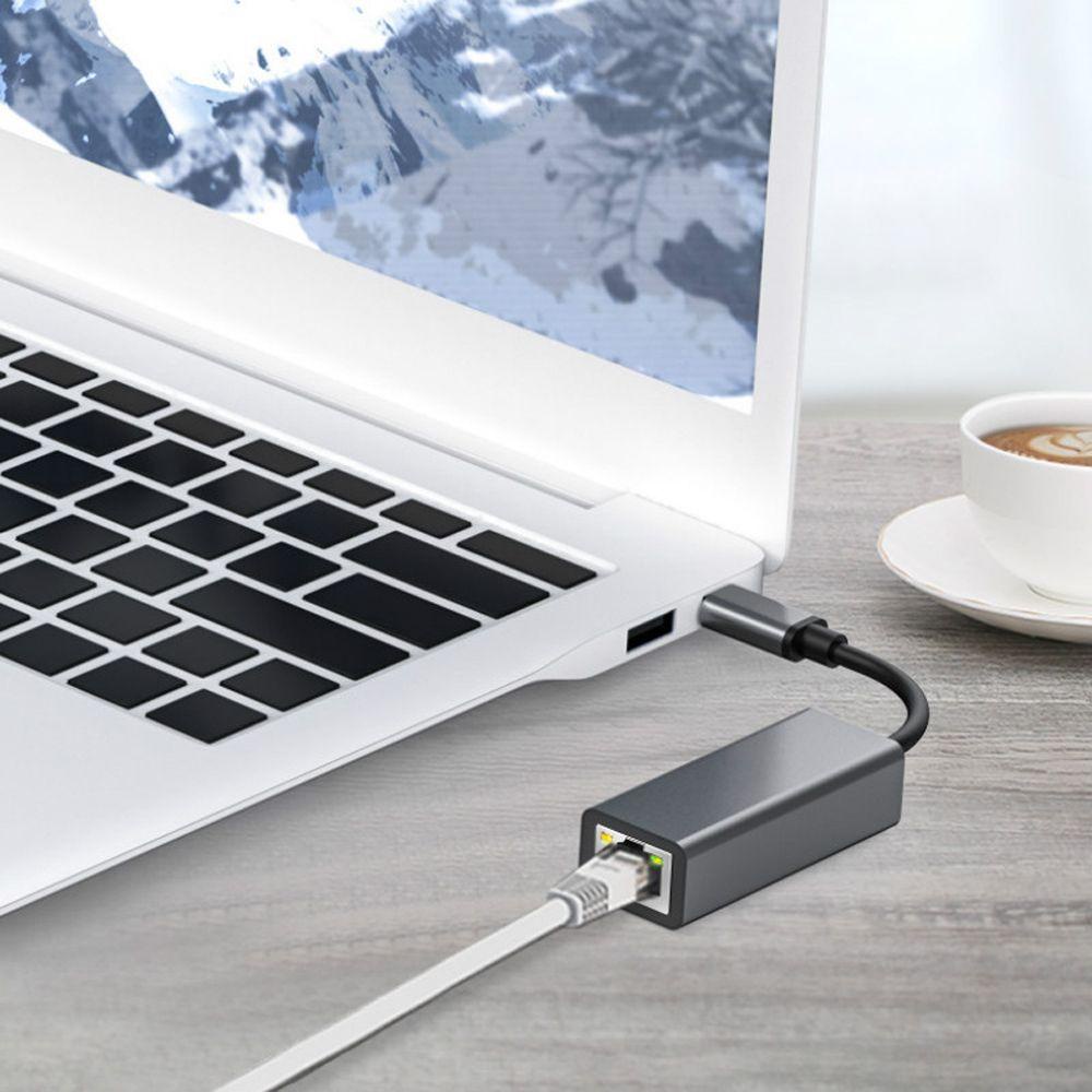 Cáp Mạng AUGUSTINE Chuyển Đổi USB Type C Sang RJ45 1000 Mbps RJ45 Lan 10 Cổng USB Chuyên Dụng
