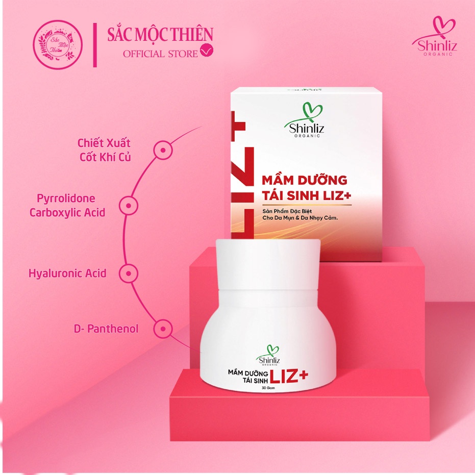 Mầm Dưỡng Tái Sinh Shinliz Organic Liz+ 30Gr