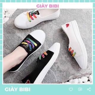 Giày Lười Dây Trái Tim