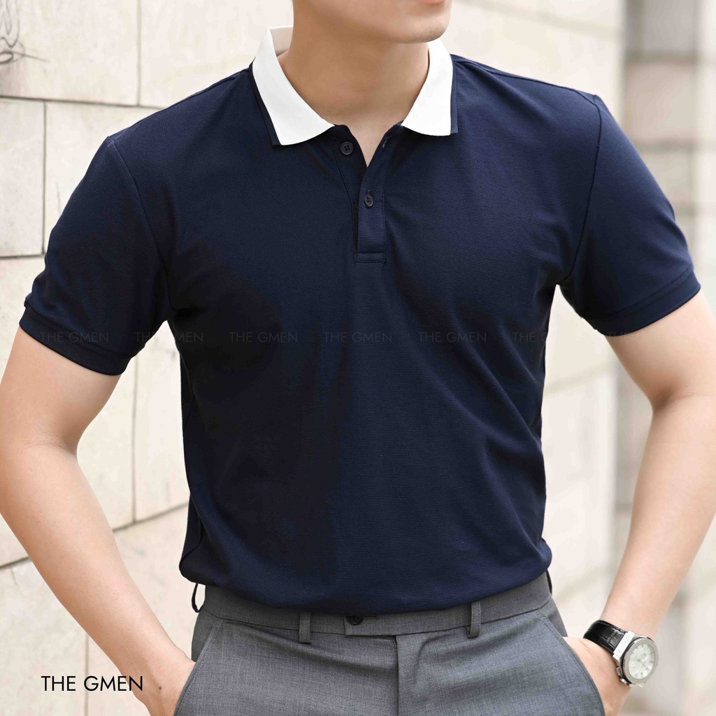 Áo polo phối MARTIN POLO SHIRT vải dư lacos xịn, form Slimfit - THE GMEN ELEGANT EST 2017