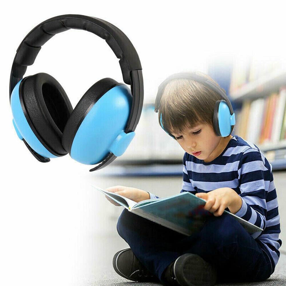 Đồ bịt tai mềm mại chống ồn bảo vệ tai thời trang cho bé